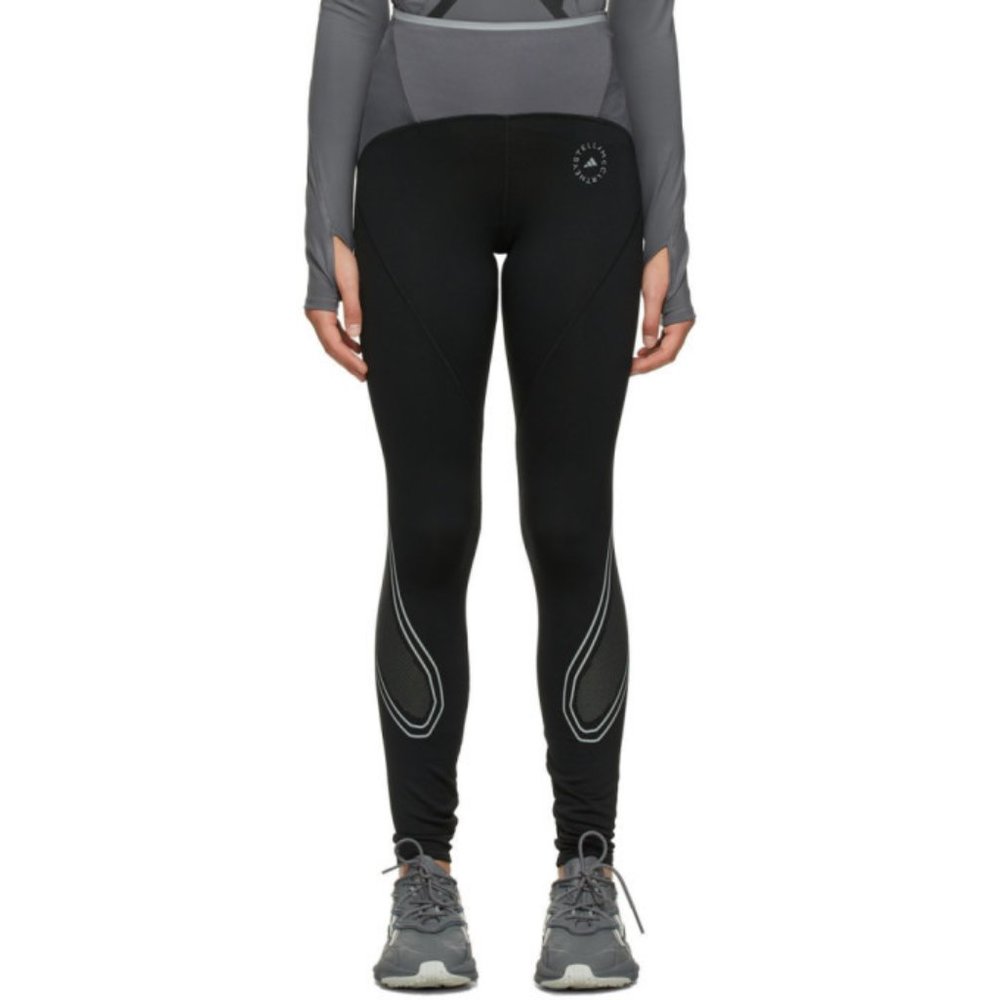 NWOT Adidas by Stella McCartney Truepace Cold.Rdy Leggings Black & Gray Size XS - Picture 5 of 14